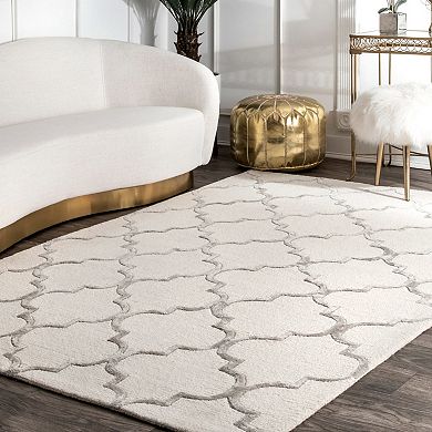 nuLOOM Park Avenue Trellis Wool Blend Rug