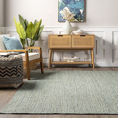 nuLOOM Rigo Solid Jute Rug