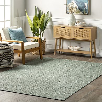 nuLOOM Rigo Solid Jute Rug