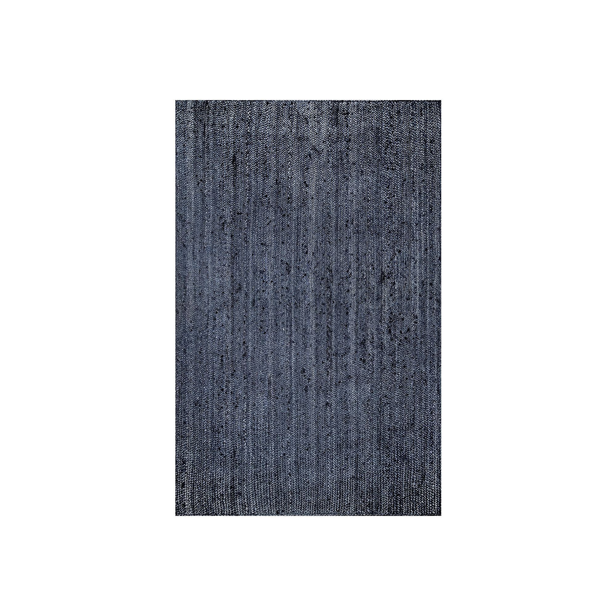nuLOOM Rigo Solid Jute Rug, Blue