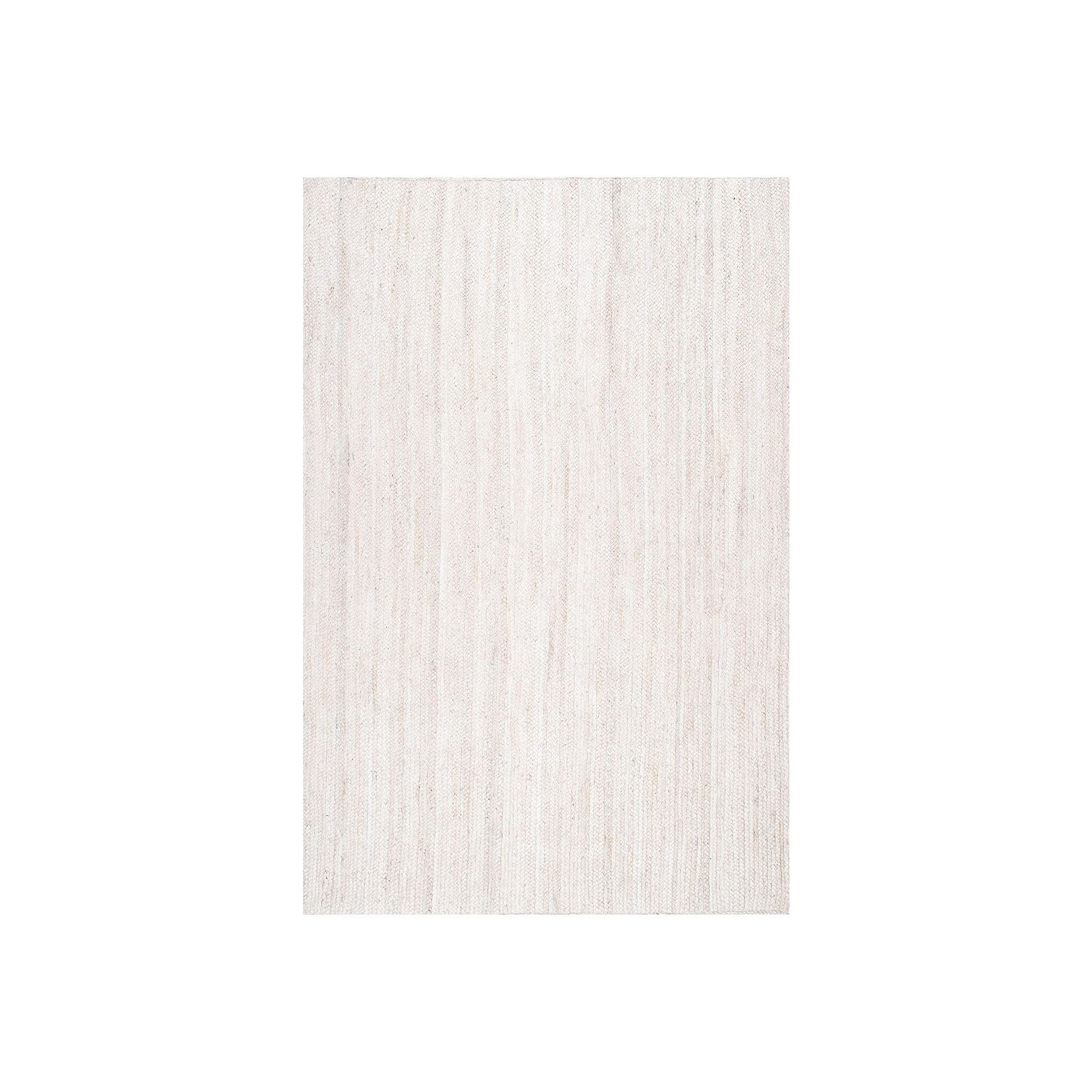 nuLOOM Rigo Solid Jute Rug, Off White
