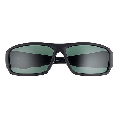 Men's Dockers Rubberized Wrap Polarized Sunglasses