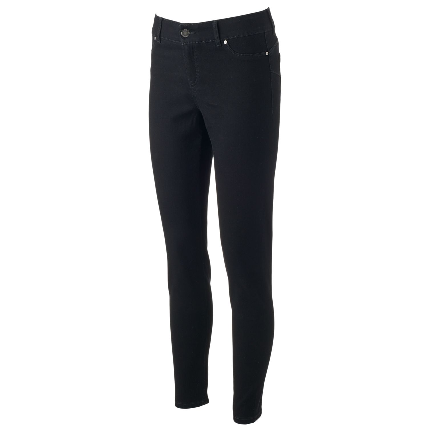 women's black jeggings