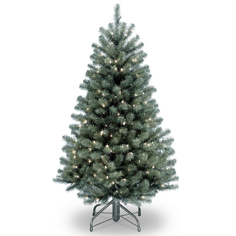 National Tree Company 4.5-ft. Pre-Lit North Valley Blue Spruce Artificial C