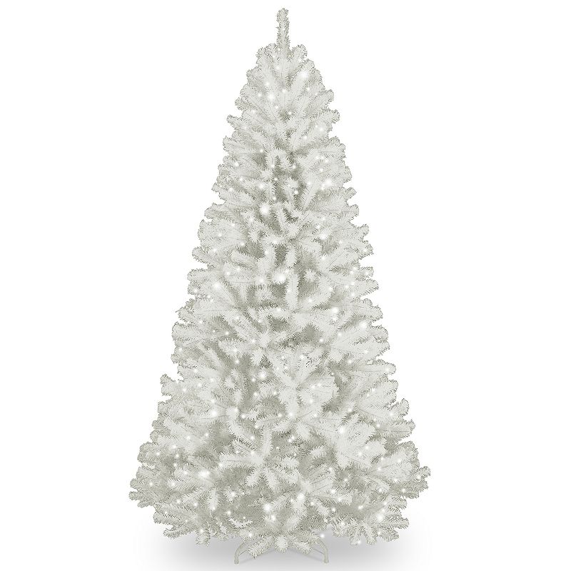 National Tree Company 7.5-ft. Pre-Lit North Valley White Spruce Artificial 