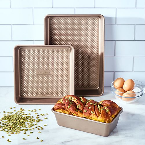 Food Network™ 3pc. Bakers Textured Bakeware Set