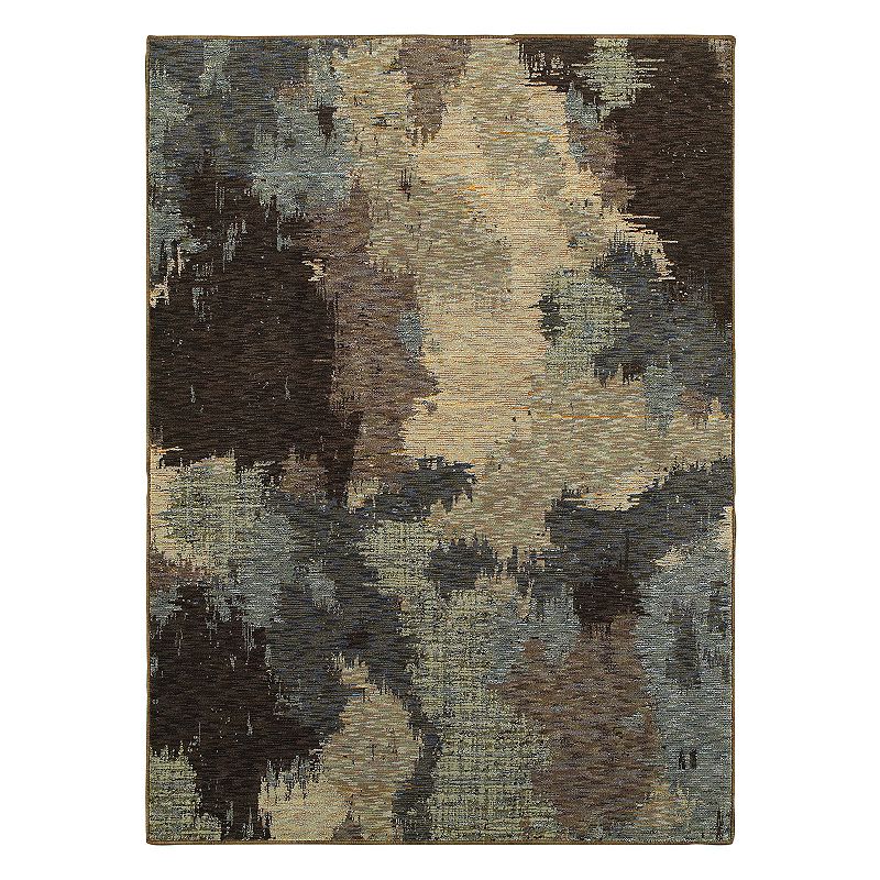 StyleHaven Easton Vale Abstract Rug, Blue, 3X5 Ft
