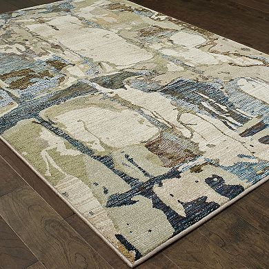 StyleHaven Easton Lapis Abstract Rug