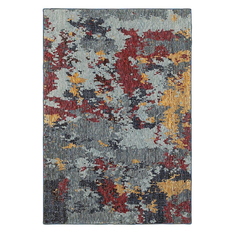StyleHaven Easton Pintura Abstract Rug, Blue, 8X11 Ft