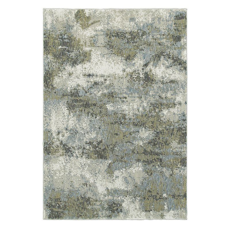 StyleHaven Easton Mist Abstract Rug, Blue, 3X5 Ft