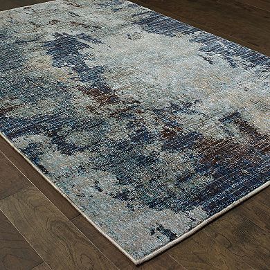 StyleHaven Easton Gray Skies Abstract Rug