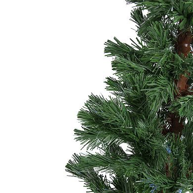 5-ft. Pre-Lit Fiber Optic Spiral Pine Artificial Christmas Tree