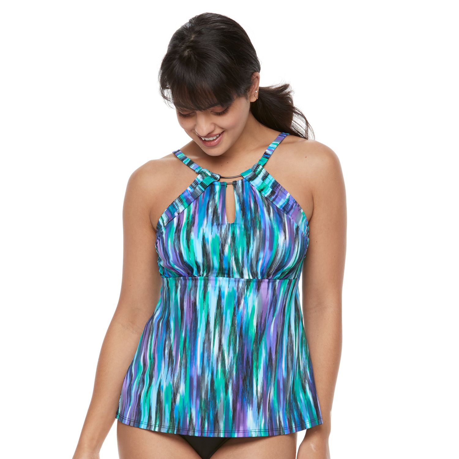 bust minimizing swimsuit