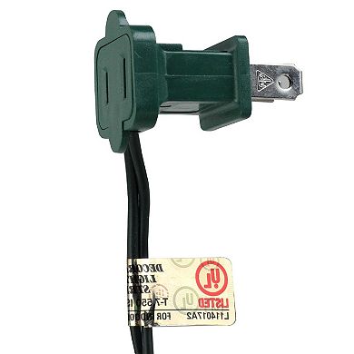 46.5-ft. 100-Count Blue Mini Christmas Lights Strand with Green Wire