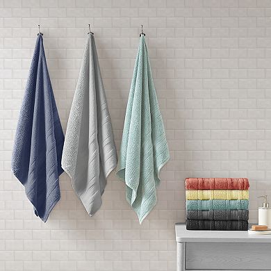 Madison Park Essentials 6-piece Remy Super Soft Quick Dry Antimicrobial Cotton Bath Towel Set