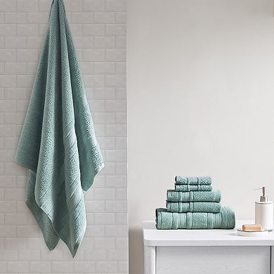 Madison Park Essentials 6-piece Remy Super Soft Quick Dry Antimicrobial Cotton Bath Towel Set