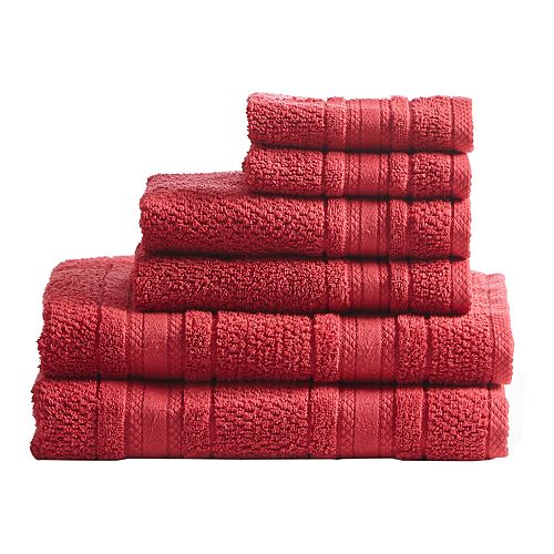 Madison Park Essentials 6piece Remy Super Soft Bath Towel Set