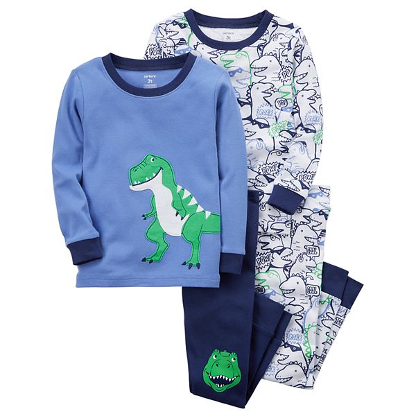 Baby Boy Carter's 4-pc. Dinosaur Pajamas Set