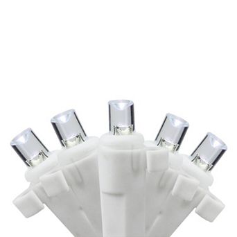 35 White Wide Angle LED Indoor Icicle Christmas Lights