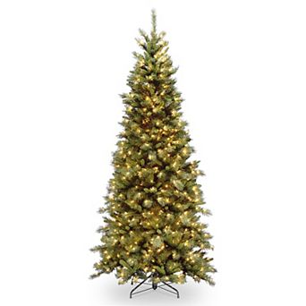 National Tree Company 6.5-ft. Pre-Lit Tiffany Fir Slim Artificial Christmas Tree