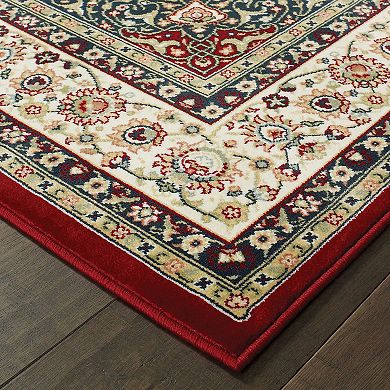 StyleHaven Keswick Marquis Framed Floral Rug