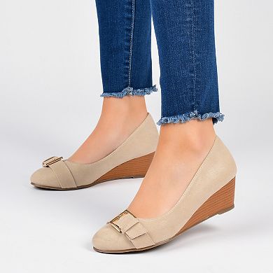 Journee Graysn Women's Wedges
