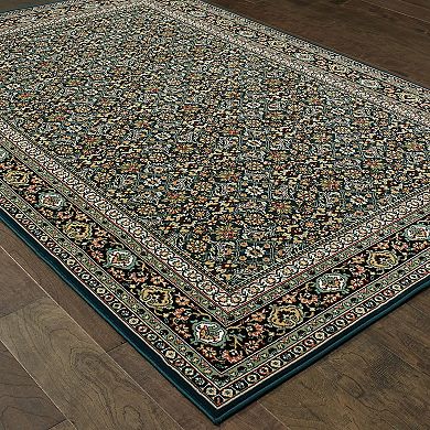 StyleHaven Keswick Viscount Framed Floral Rug