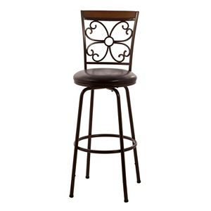 Hillsdale Furniture Ethan Adjustable Swivel Bar Stool