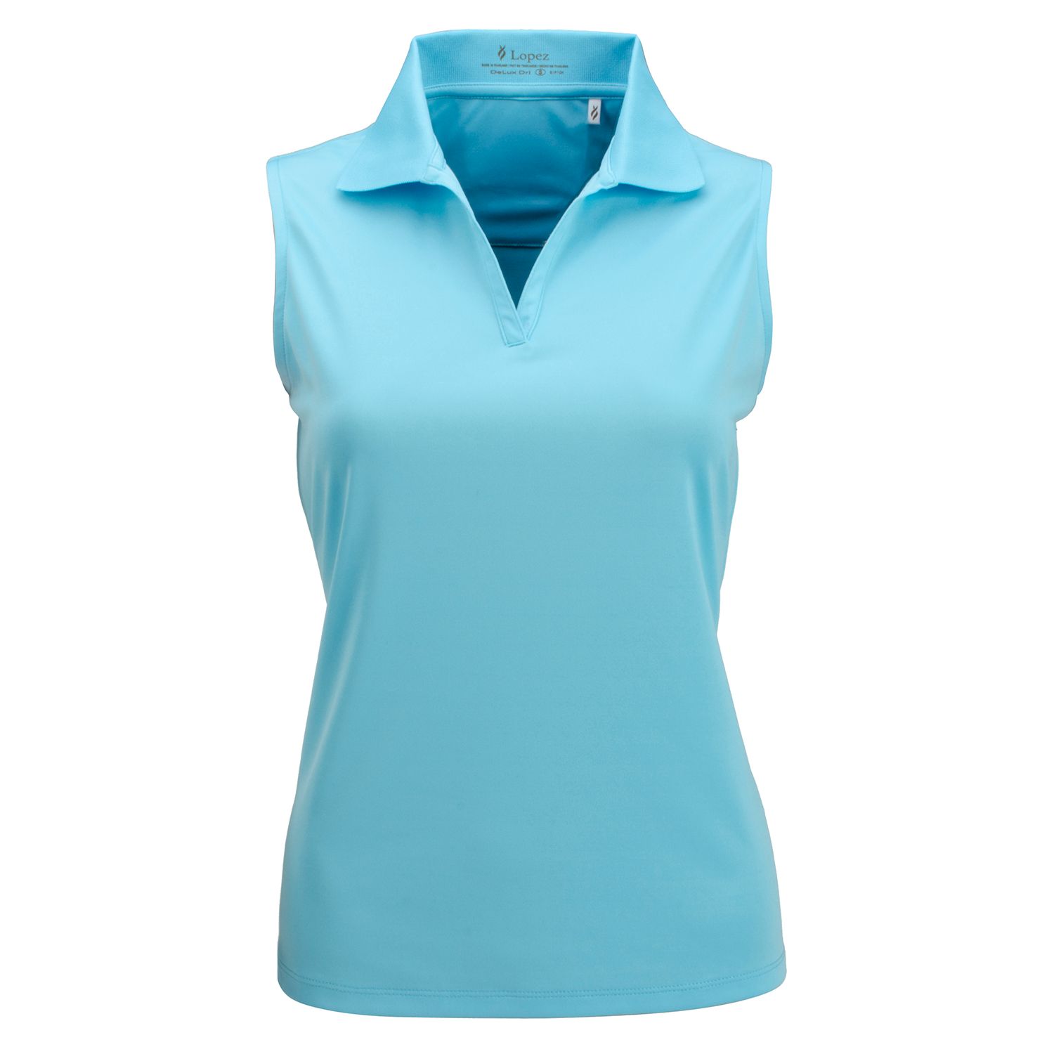 plus size sleeveless polo