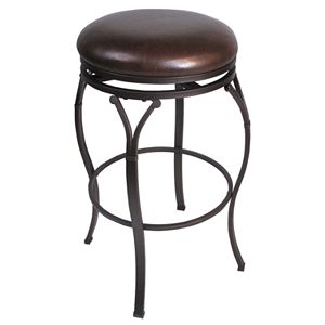 Lakeland Swivel Backless Bar Stool