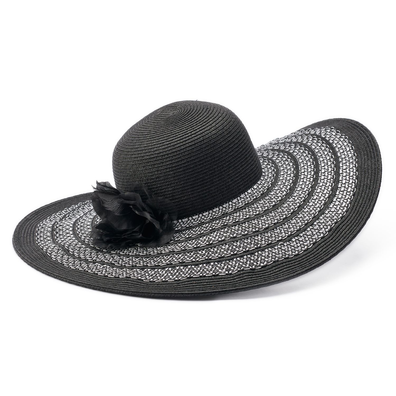 floral floppy hat