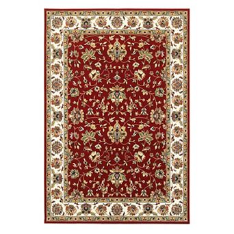 StyleHaven Keswick Fleur Rouge Framed Floral Rug