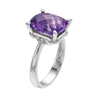 Sterling Silver Amethyst Ring