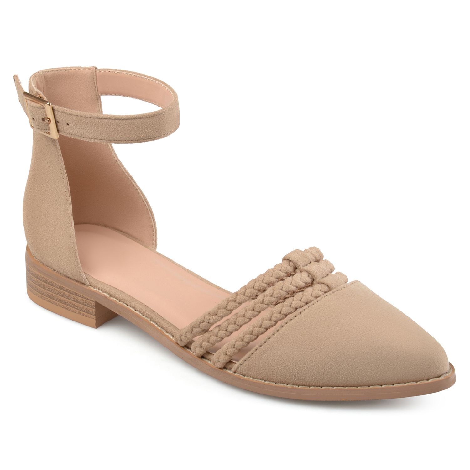 flats with ankle wrap