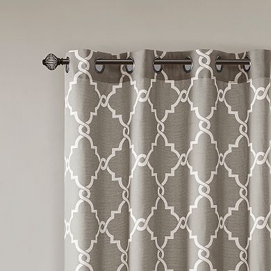 Madison Park Westmont Fretwork Print Window Valance