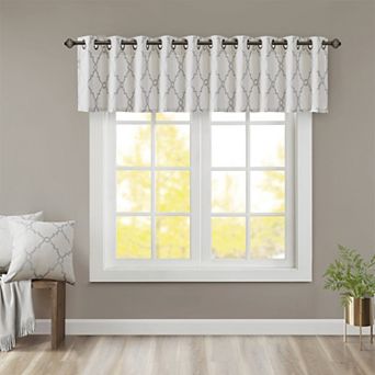 Madison Park Westmont Fretwork Print Window Valance
