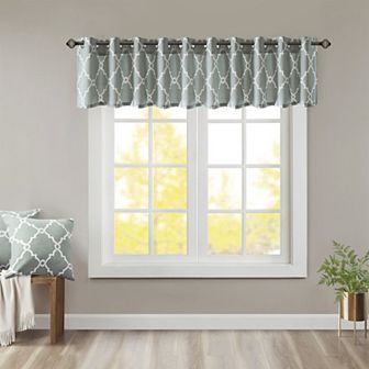 Madison Park Westmont Fretwork Print Window Valance