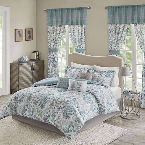 Madison Park Lyla 7 Piece Comforter And Sham Set