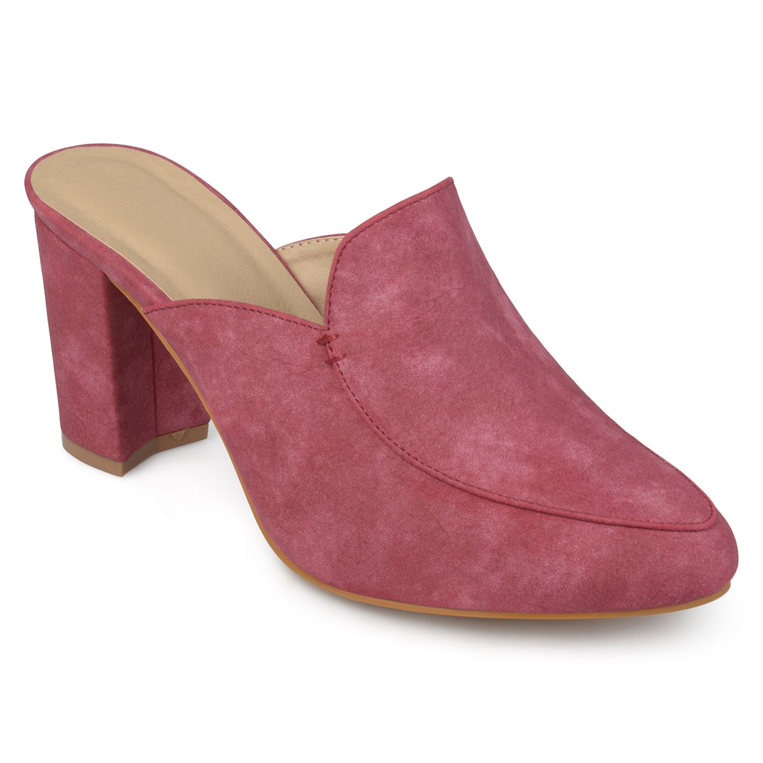 womens heeled mules