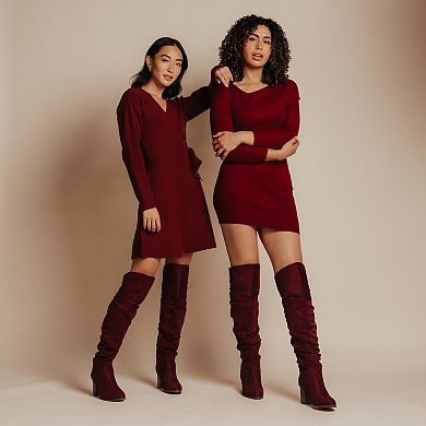 Journee Kaison Women's Over-The-Knee Boots