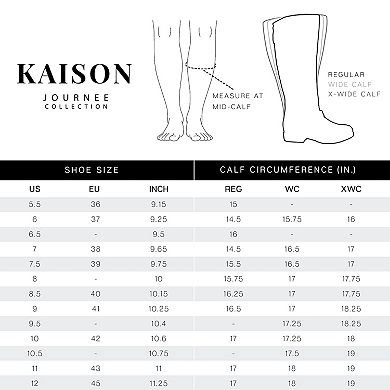 Journee Kaison Women's Over-The-Knee Boots