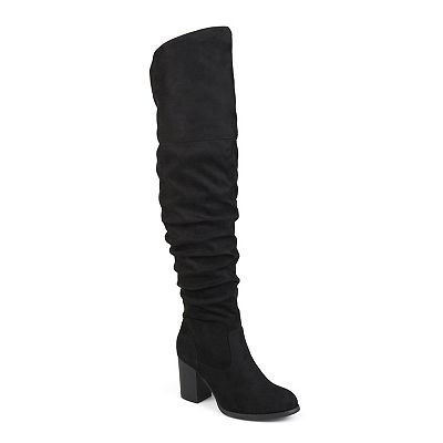 Journee Collection Wide Calf Women s Kaison Boot Black 7.5