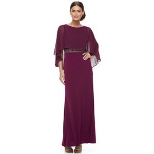 Women's Chaya Chiffon Popover Evening Gown