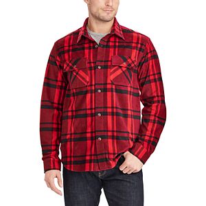Big & Tall Chaps Classic-Fit Microfleece Shirt Jacket