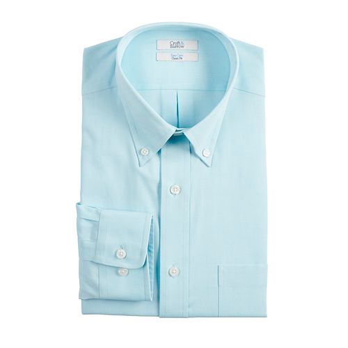 Men's Croft & Barrow® Slim-Fit Easy Care Button-Down Collar Dress Shirt