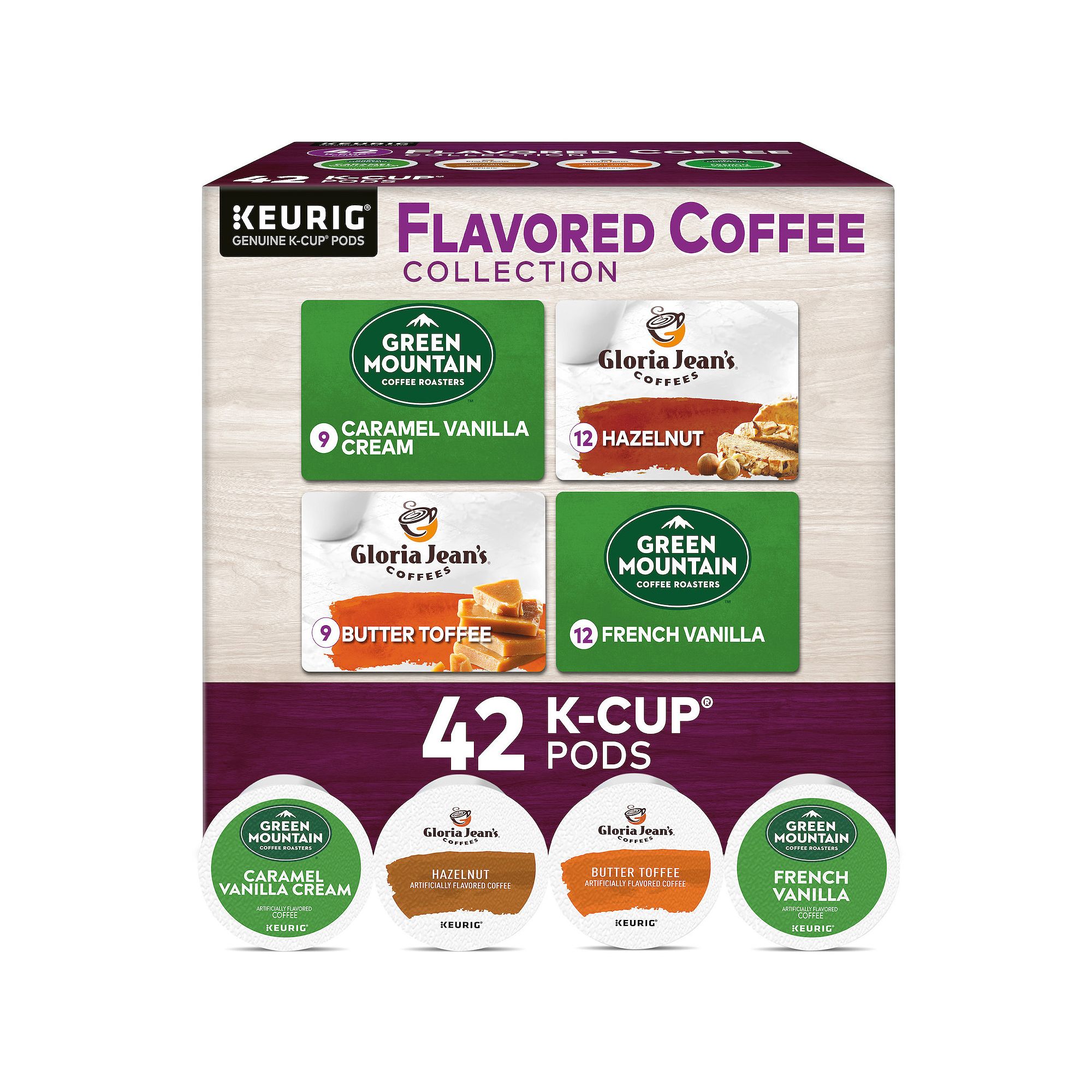 Flavored Coffee Collection, Keurig® K-Cup® Pods - 42-pk., Multicolor