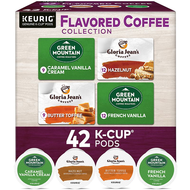 Flavored Coffee Collection, Keurig K-Cup Pods - 42-pk., Multicolor, 42 CT