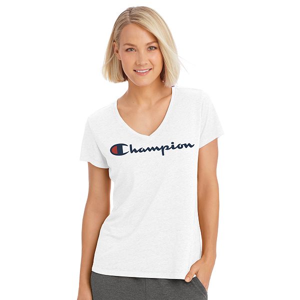 Champion t shirt women white on sale