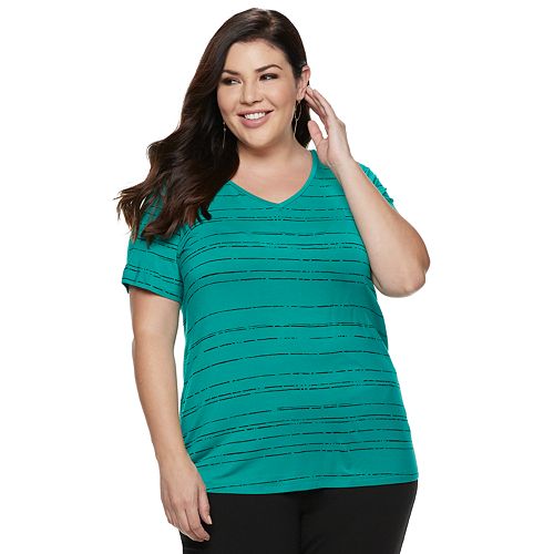 Plus Size Apt. 9® Essential V-Neck Tee