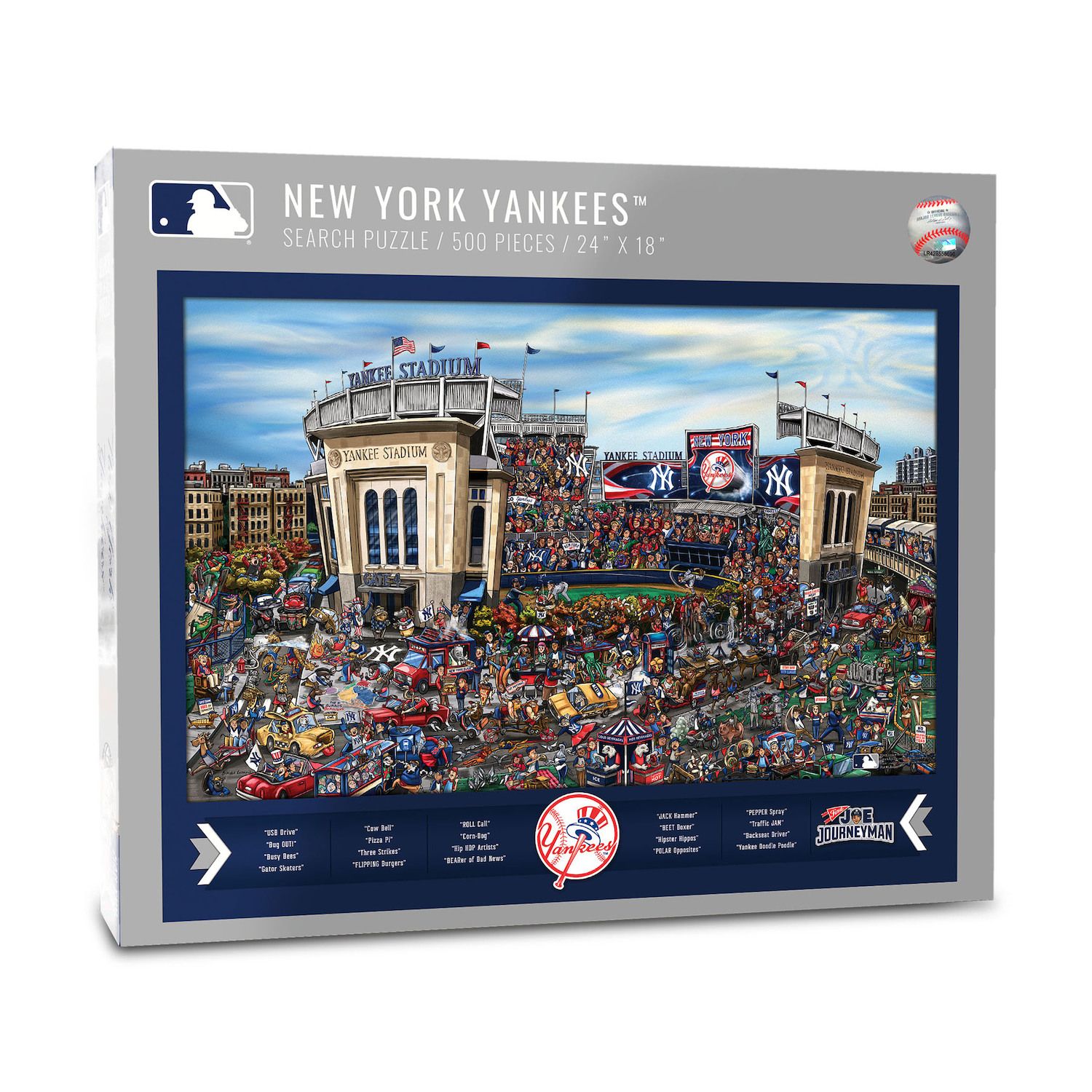 MLB Atlanta Braves Game Day in the Dog House Puzzle - 1000pc